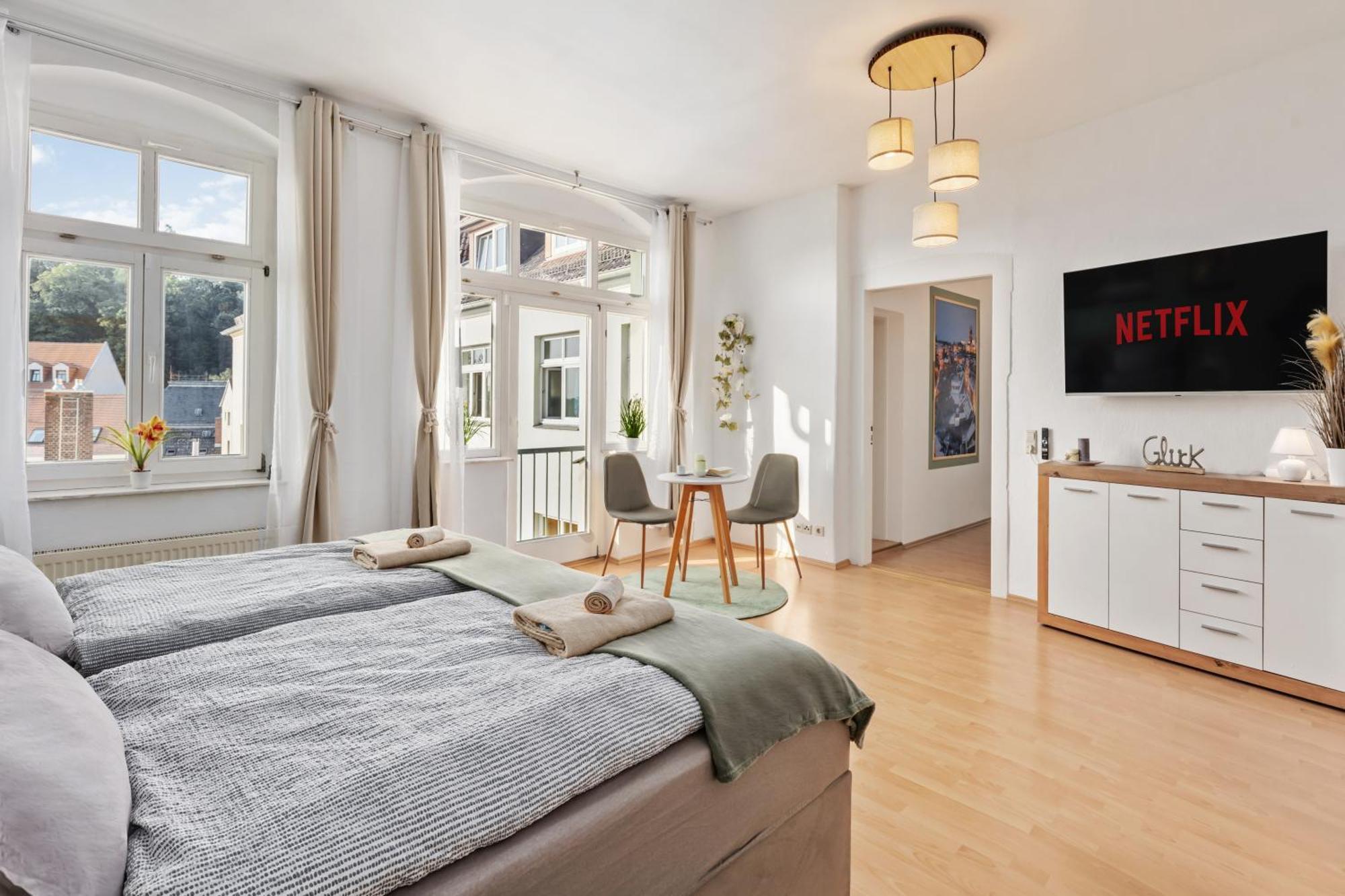 Neu Meissen Altstadt Familyoase Wlan Netflix Magenta Disney Exterior foto
